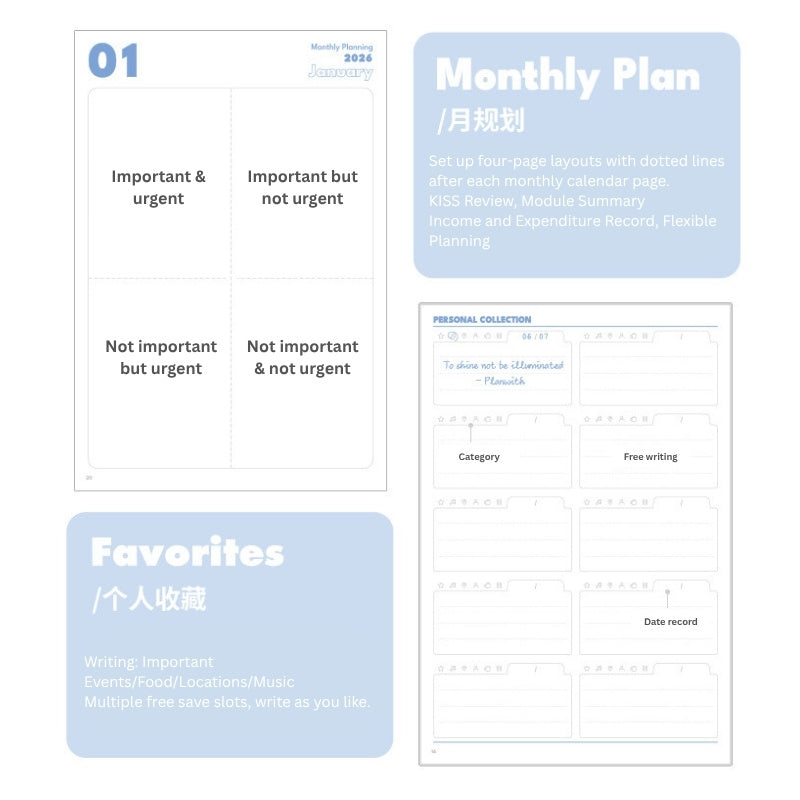 2026 Plan Smarter Daily Planner (A6 & Slim)