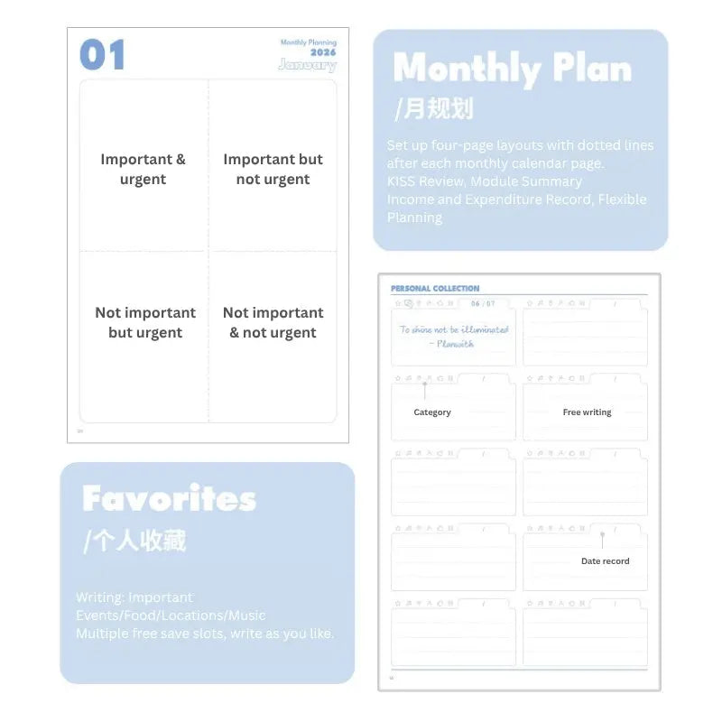 2026 Plan Smarter Daily Planner (A6 & Slim Edition) - SOLD OUT ChicChoi
