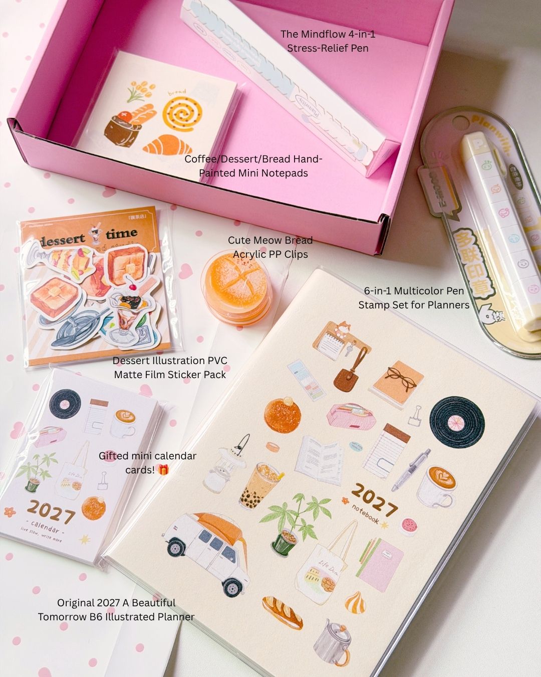 2027 A Beautiful Tomorrow B6 Illustrated Planner Gift Box Set