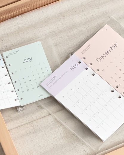 2027 Minimalist Yearly & Monthly Planner Cards