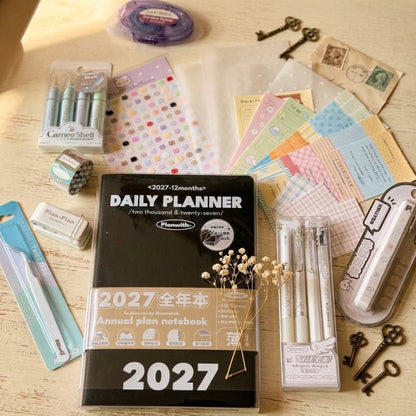 2027 Planner Gift & Setup Set (Black)
