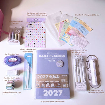 2027 Planner Gift & Setup Set (Purple)