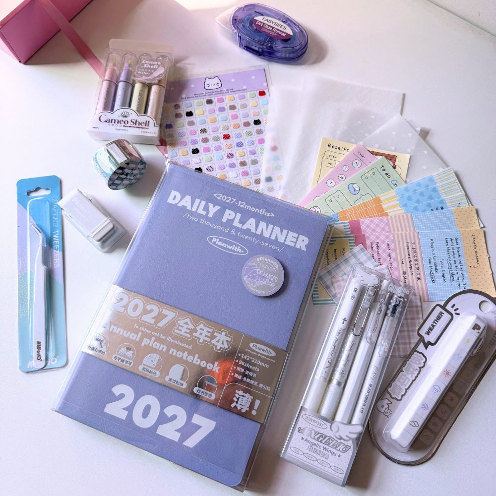 2027 Planner Gift & Setup Set (Purple)