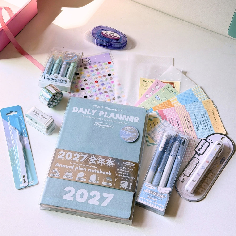 2027 Planner Gift & Setup Set (Blue)