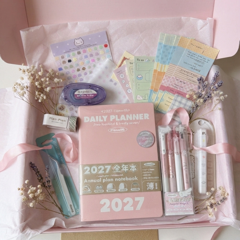 2027 Planner Gift & Setup Set (Pink)