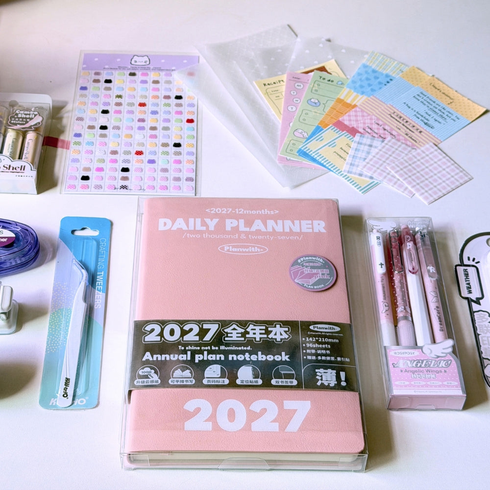 2027 Planner Gift & Setup Set (Pink)