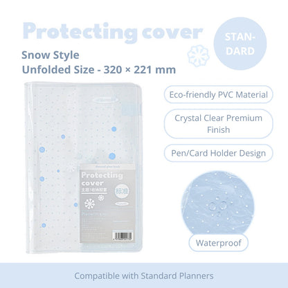 2027 Clear PVC Protective Planner Cover