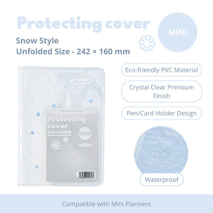 2027 Clear PVC Protective Planner Cover