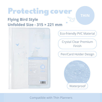 2027 Clear PVC Protective Planner Cover