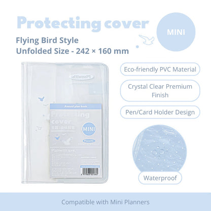 2027 Clear PVC Protective Planner Cover
