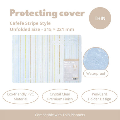 2027 Clear PVC Protective Planner Cover