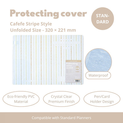 2027 Clear PVC Protective Planner Cover