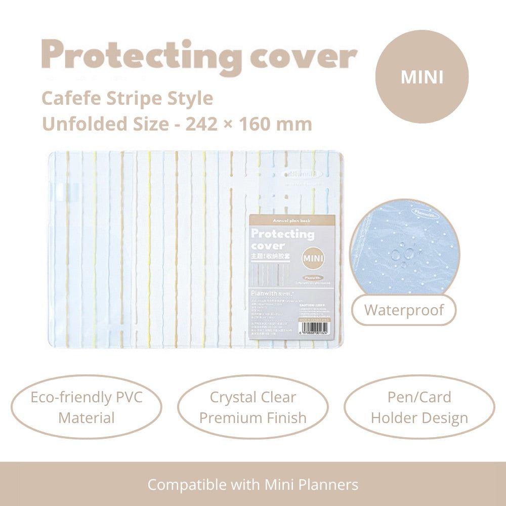 2027 Clear PVC Protective Planner Cover