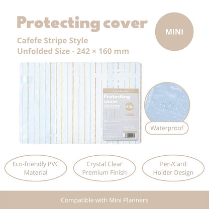 2027 Clear PVC Protective Planner Cover