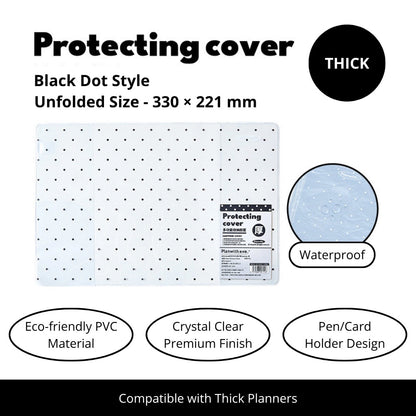 2027 Clear PVC Protective Planner Cover