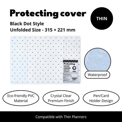 2027 Clear PVC Protective Planner Cover