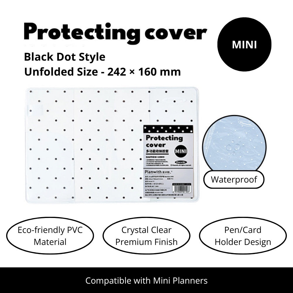 2027 Clear PVC Protective Planner Cover