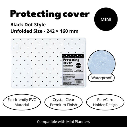 2027 Clear PVC Protective Planner Cover