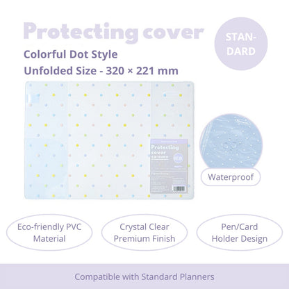 2027 Clear PVC Protective Planner Cover