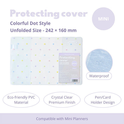 2027 Clear PVC Protective Planner Cover