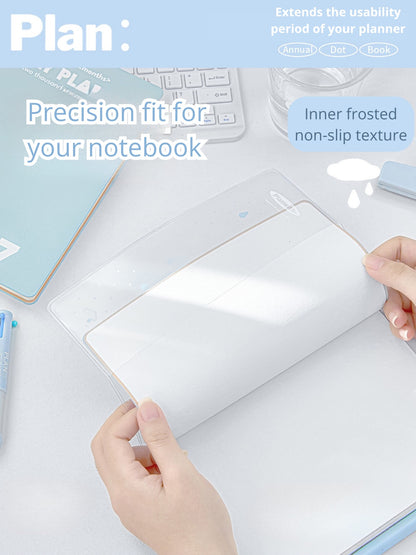 2027 Clear PVC Protective Planner Cover