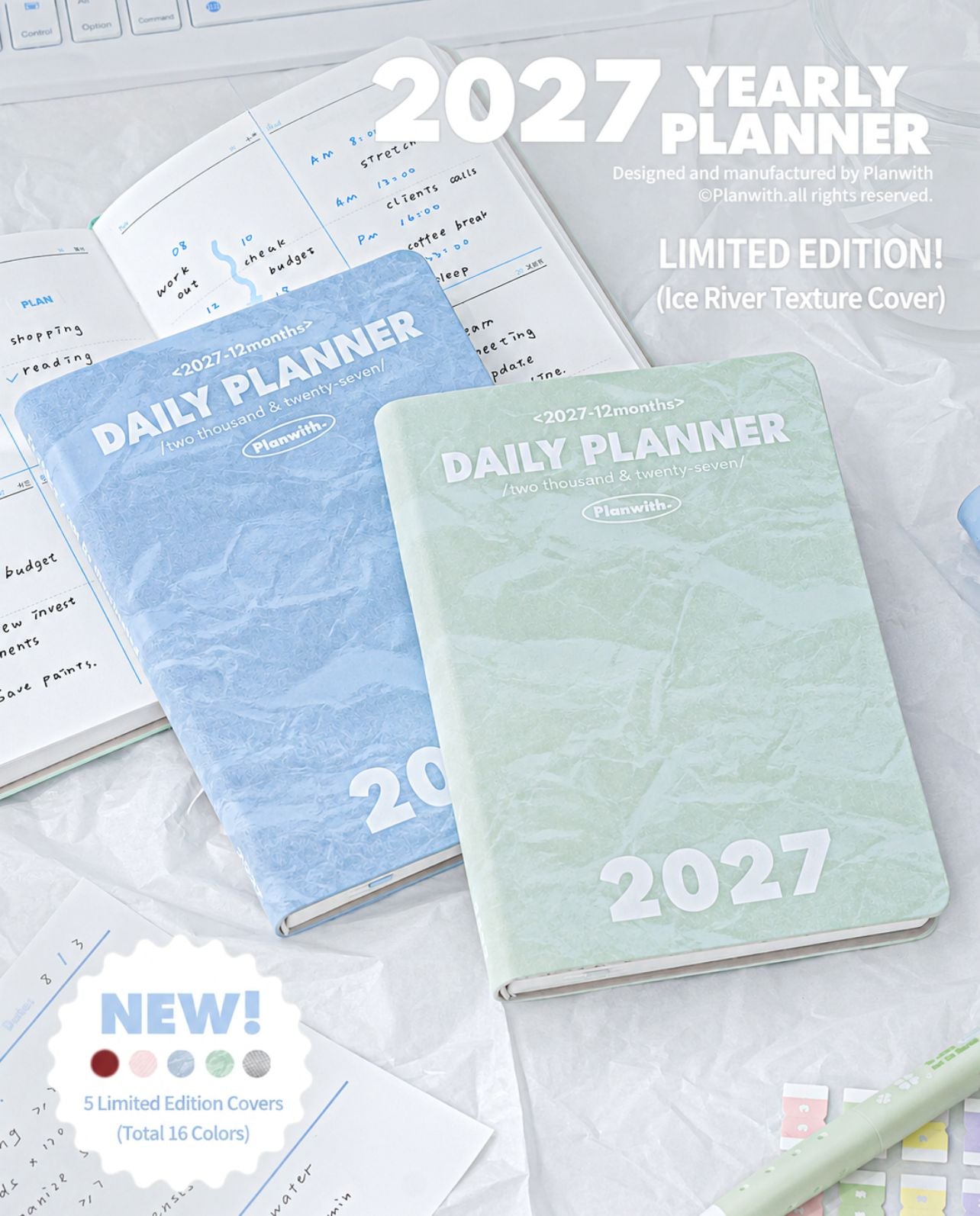 2027 Plan Smarter Full Year Daily & Weekly Planner