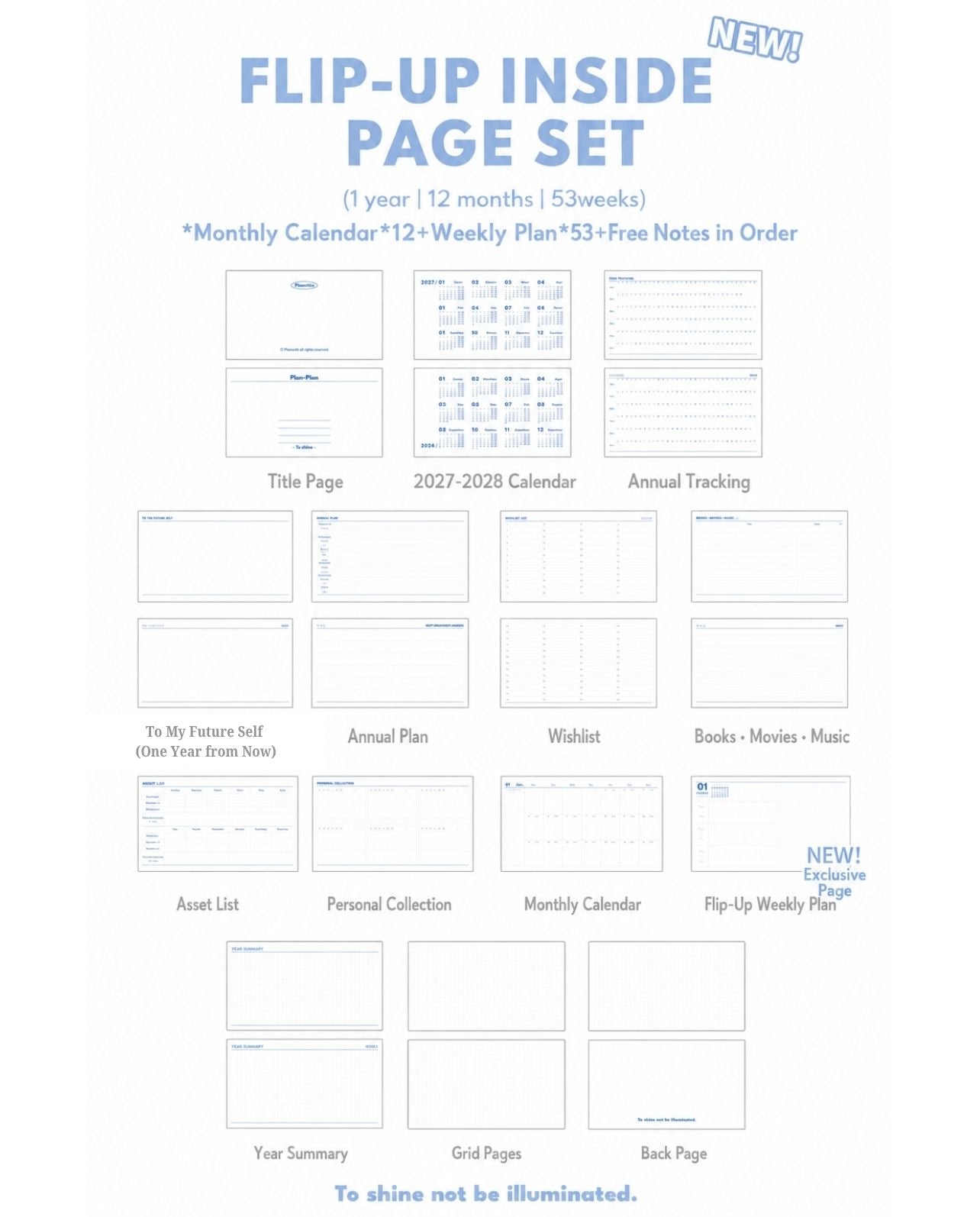 2027 Plan Smarter Full Year Daily & Weekly Planner