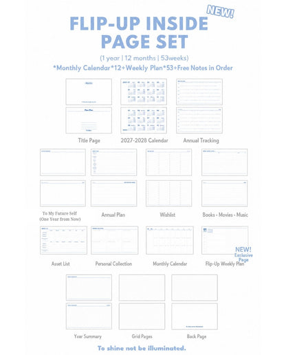 2027 Plan Smarter Full Year Daily & Weekly Planner