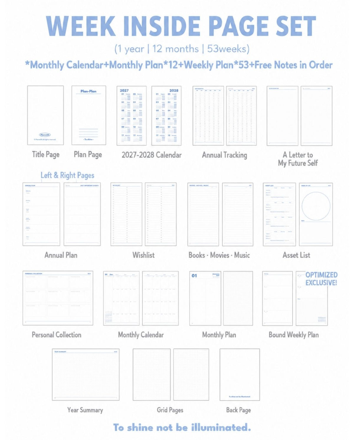2027 Plan Smarter Full Year Planner