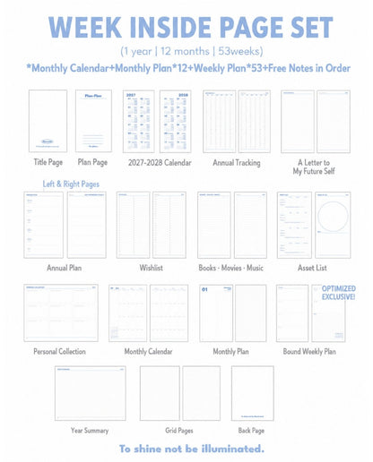 2027 Plan Smarter Full Year Daily & Weekly Planner