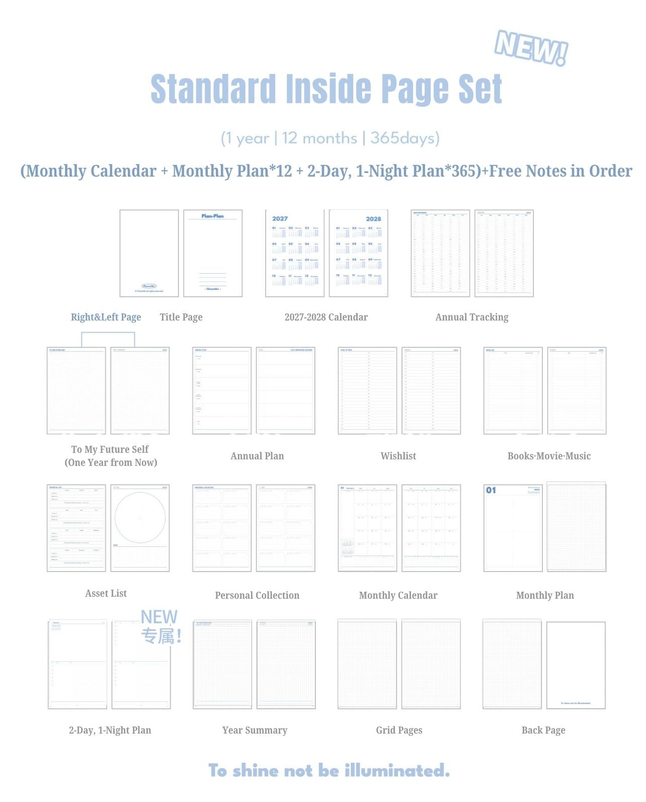 2027 Plan Smarter Full Year Daily & Weekly Planner