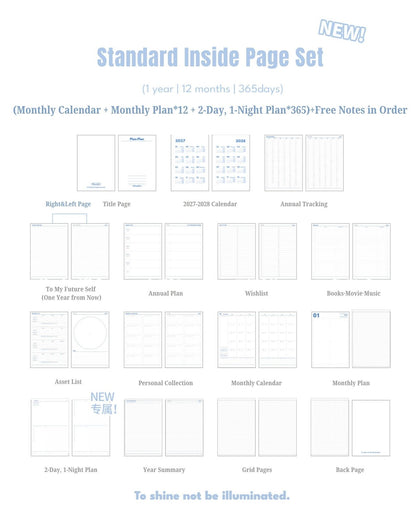 2027 Plan Smarter Full Year Daily & Weekly Planner