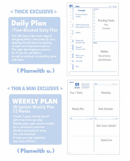 2027 Plan Smarter Full Year Daily & Weekly Planner