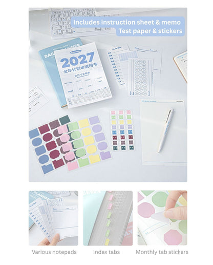 2027 Plan Smarter Full Year Daily & Weekly Planner