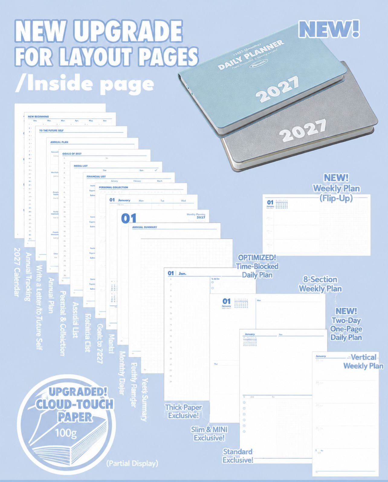 2027 Plan Smarter Full Year Daily & Weekly Planner