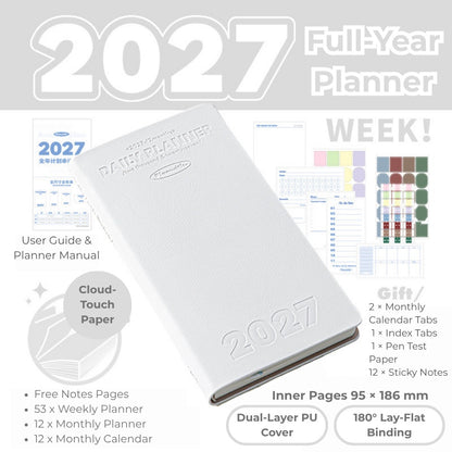 2027 Plan Smarter Full Year Daily & Weekly Planner