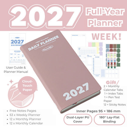 2027 Plan Smarter Full Year Daily & Weekly Planner