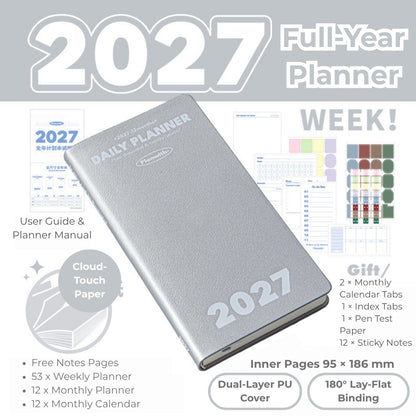 2027 Plan Smarter Full Year Daily & Weekly Planner