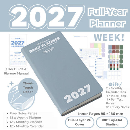 2027 Plan Smarter Full Year Daily & Weekly Planner