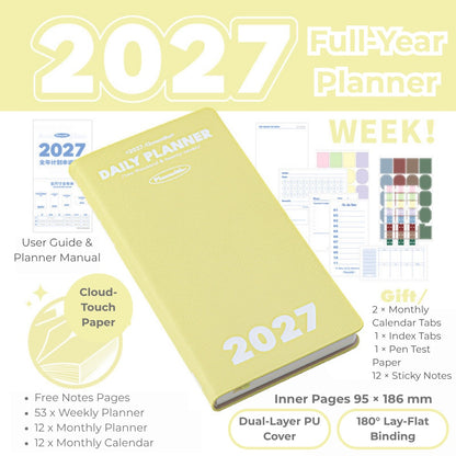 2027 Plan Smarter Full Year Daily & Weekly Planner