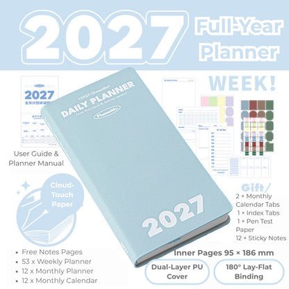 2027 Plan Smarter Full Year Daily & Weekly Planner