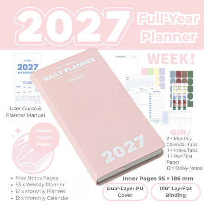 2027 Plan Smarter Full Year Daily & Weekly Planner
