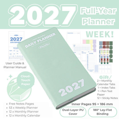 2027 Plan Smarter Full Year Daily & Weekly Planner