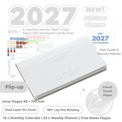2027 Plan Smarter Full Year Daily & Weekly Planner