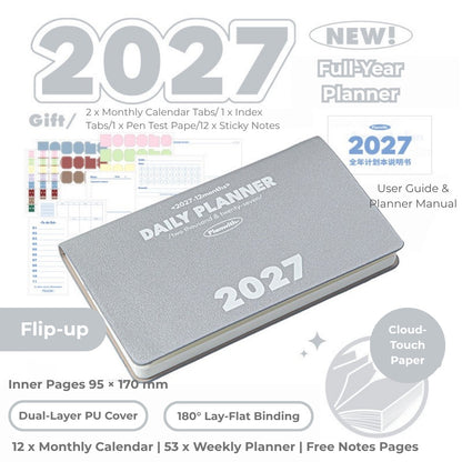 2027 Plan Smarter Full Year Daily & Weekly Planner
