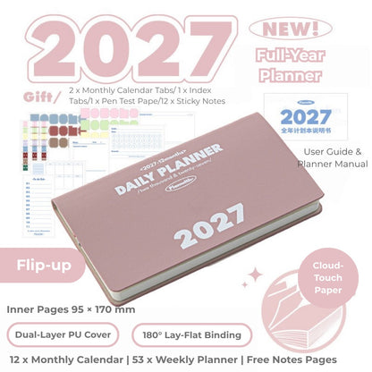 2027 Plan Smarter Full Year Daily & Weekly Planner
