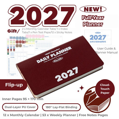 2027 Plan Smarter Full Year Daily & Weekly Planner