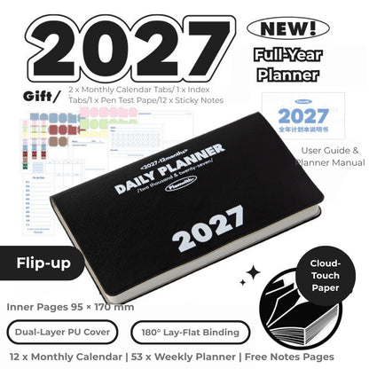 2027 Plan Smarter Full Year Daily & Weekly Planner