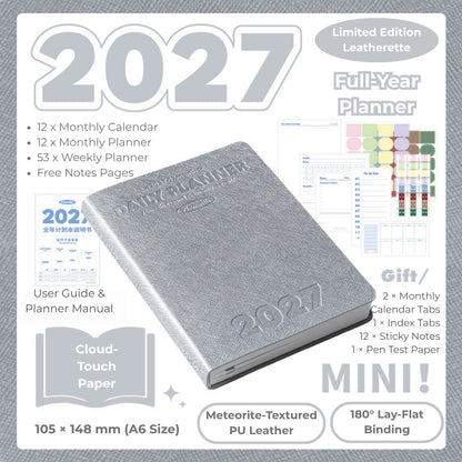 2027 Plan Smarter Full Year Daily & Weekly Planner