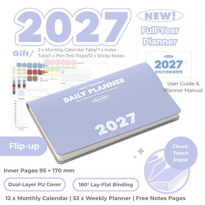 2027 Plan Smarter Full Year Daily & Weekly Planner